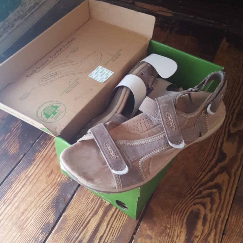 Earth Orgins Brinkley Sandals in Sedona Brown